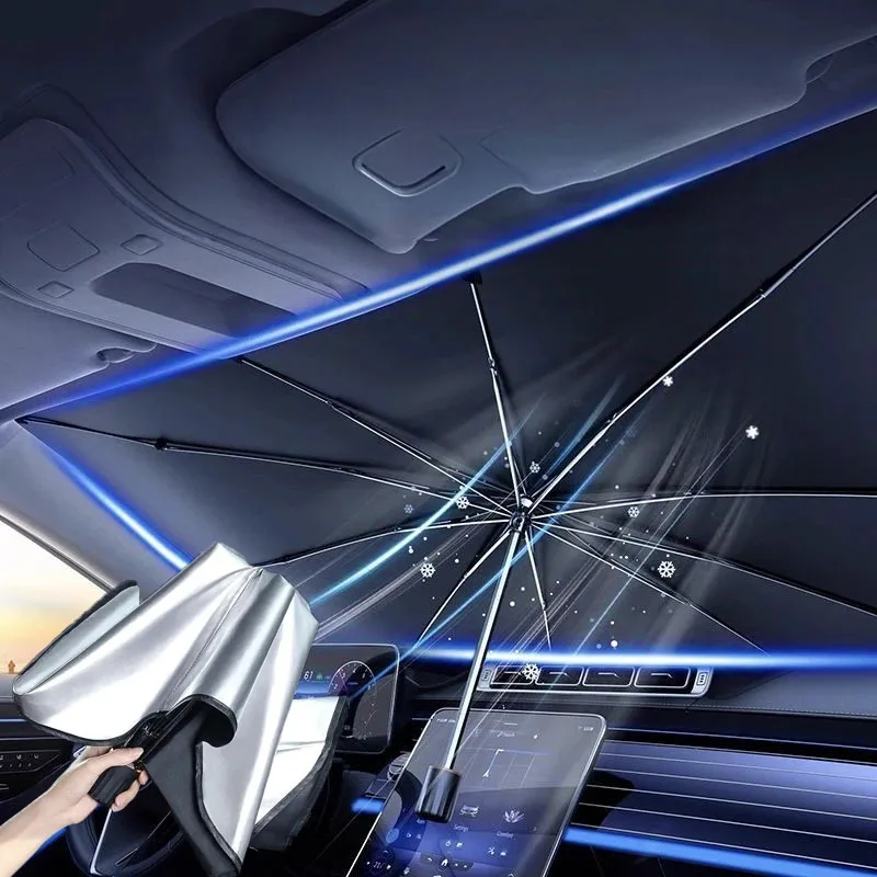 Car Sunshade Windshield Umbrel - Car Sunshade Windshield Umbrella Foldable ulasan dan harga