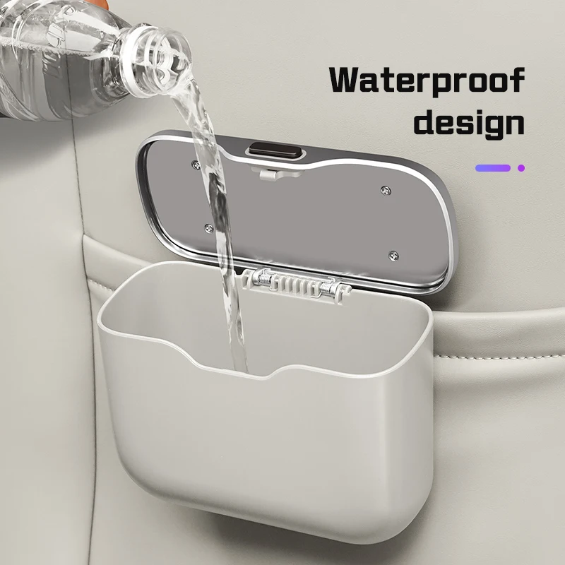 Car Trash Can Portable Hanging - Waterproof Car Trash Can With Lid ulasan dan harga