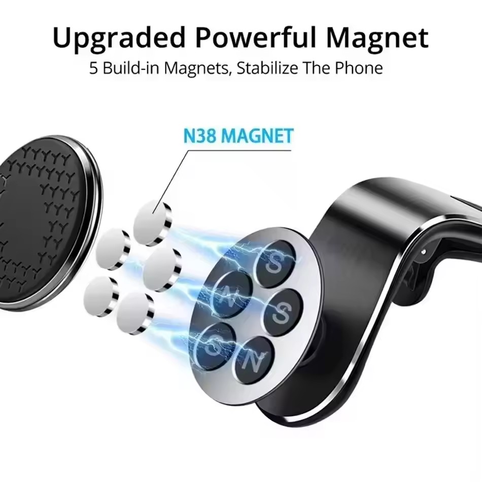 Magnetic Car Phone Holder Univ - Magnetic Phone Holder For Car Vent ulasan dan harga