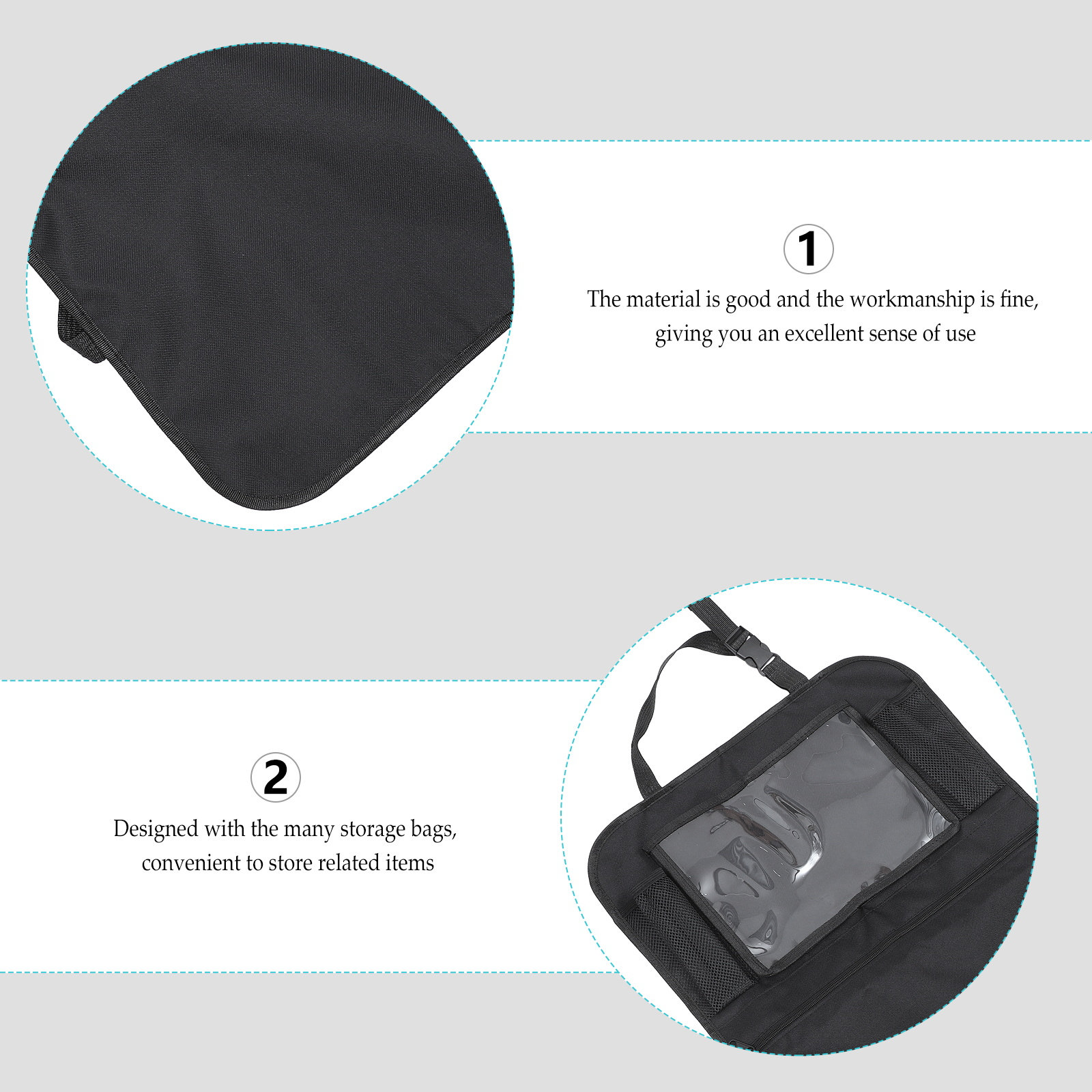 Car Seat Back Storage Bag Prem - Car Trunk Organizer Foldable Storage Box ulasan dan harga