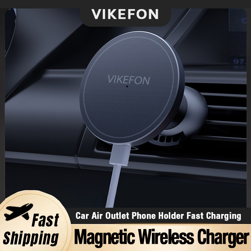 Car Air Outlet Wireless Charge - Magnetic Phone Holder For Car Vent ulasan dan harga