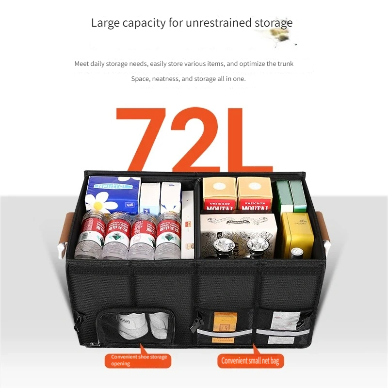 Waterproof Foldable 95L Oxford - Car Trunk Organizer Foldable Storage Box ulasan dan harga