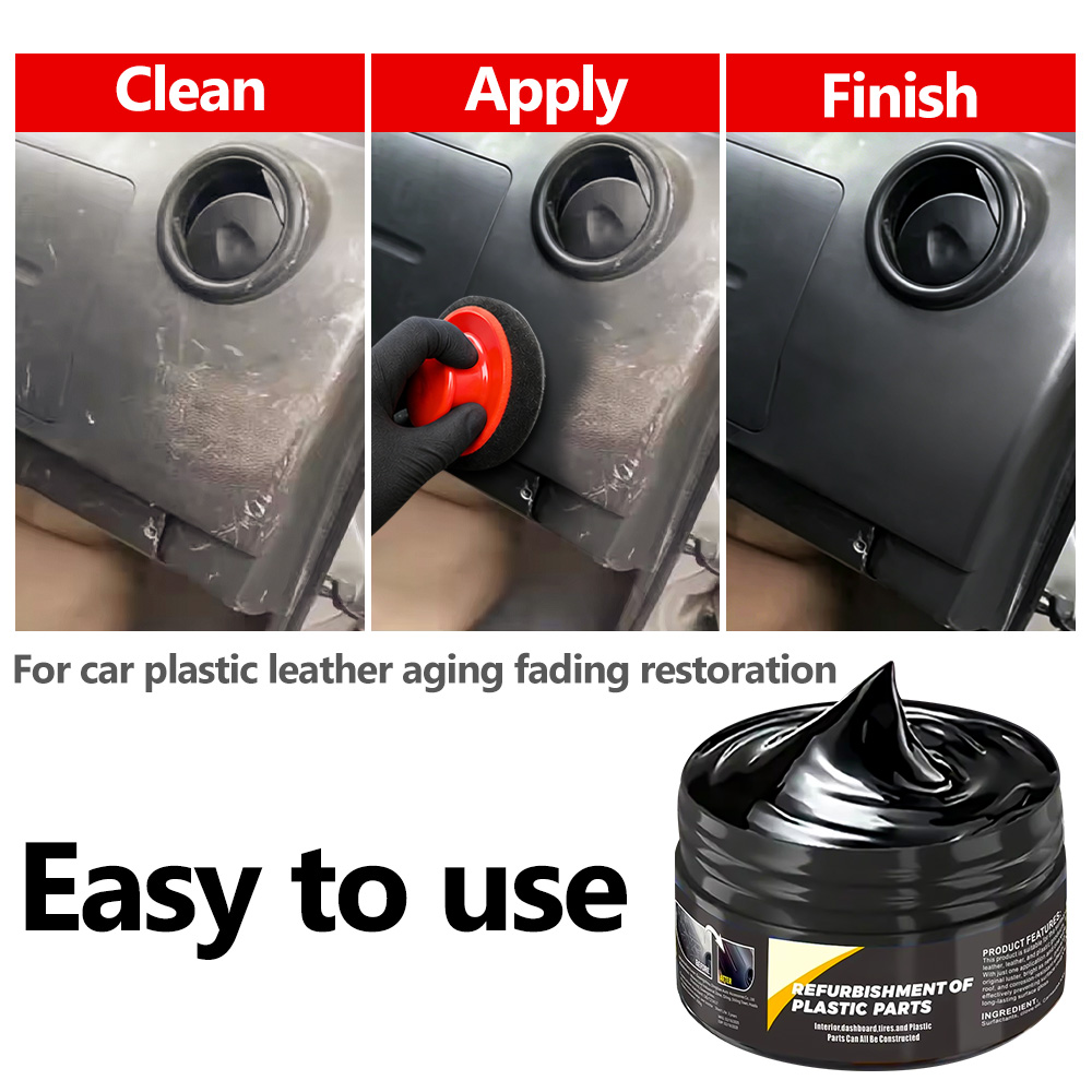 B1257 Car Interior Plastic Lea - Car Scratch Repair Polishing Wax Paste ulasan dan harga